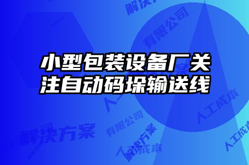 小型包裝設(shè)備廠關(guān)注自動碼垛輸送線